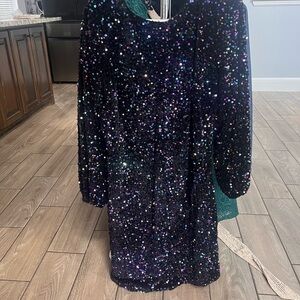 Elegant Sequin Party Dress